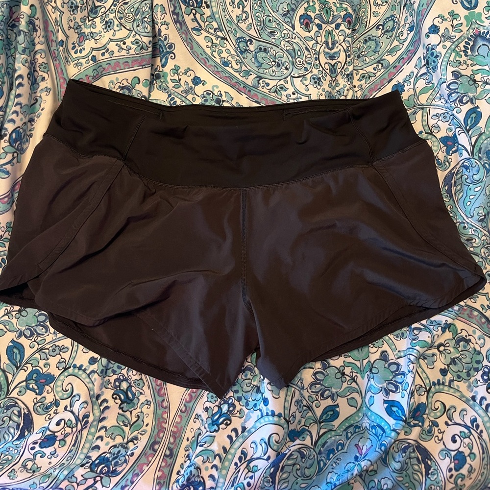 Black Lululemon Shorts Size 12